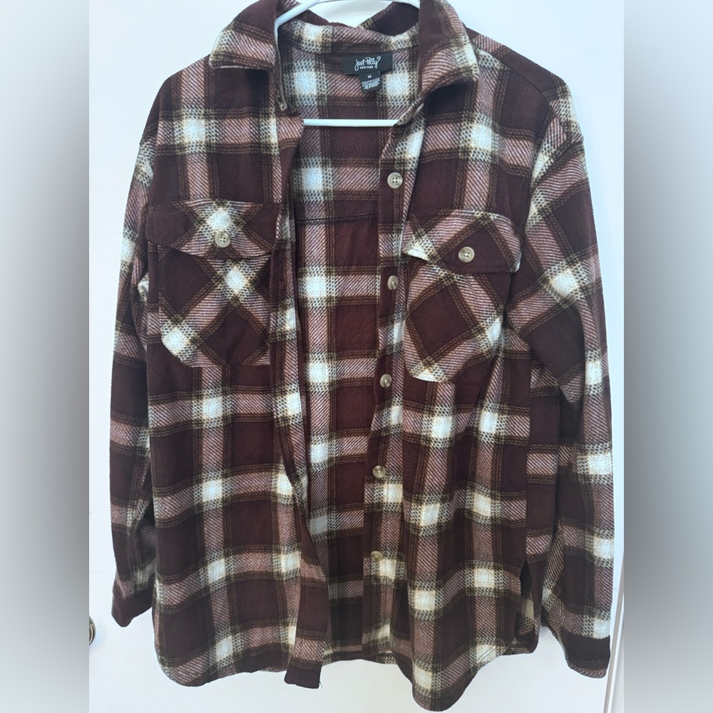 Women’s Brown Plaid Flannel